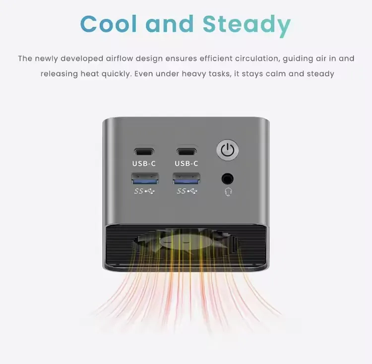 Topton Mini Gaming PC AMD Ryzen 3 5425U 4x 2.5G LAN i226-V Mini PC 8GB LPDDR4 Mini Computer (4C/8T,up to 4.1Ghz) Proxmox pfSense 5