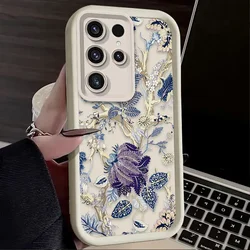 Creative Floral Grass Mushroom Phone Case - S22 (1)
