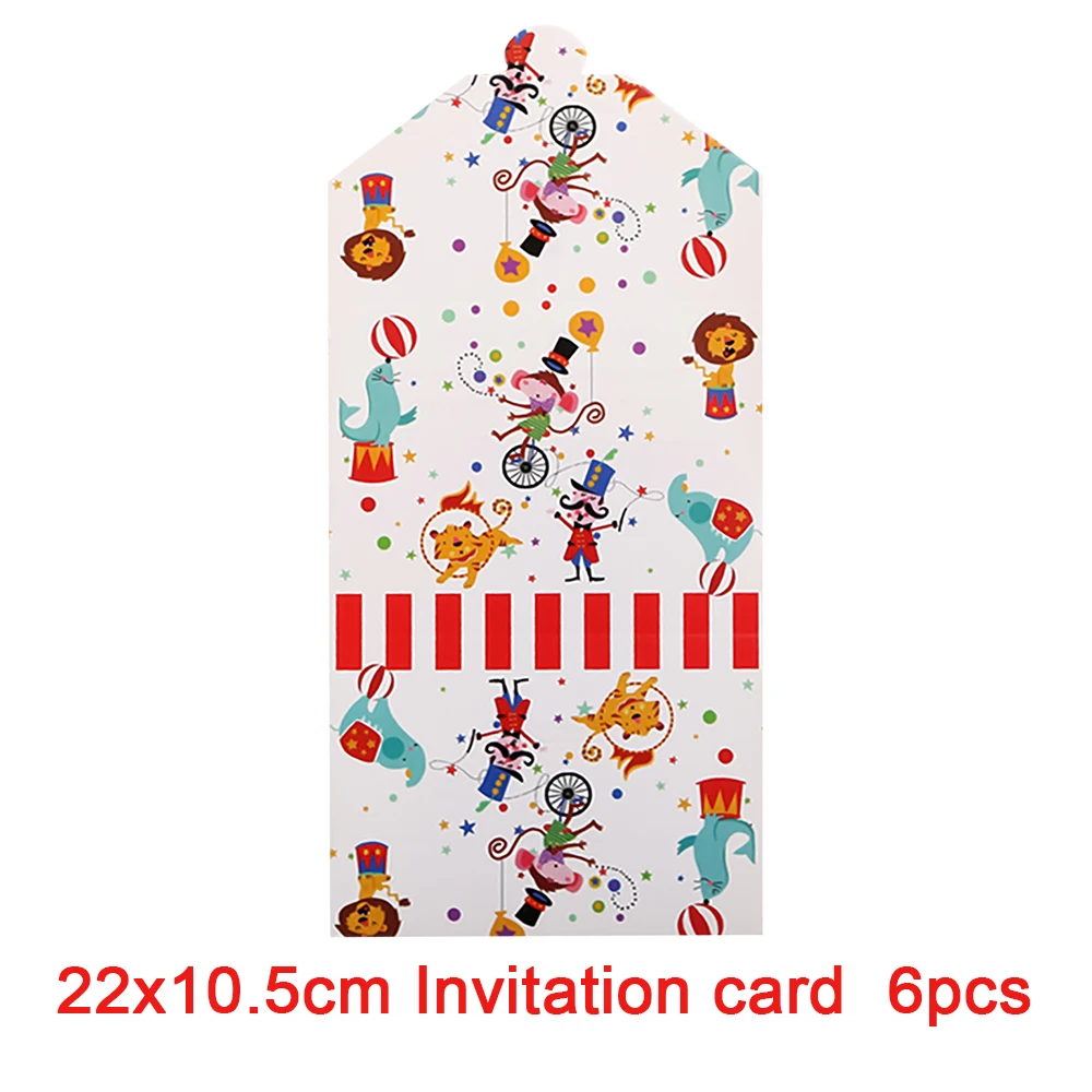 Invitation card 6pcs