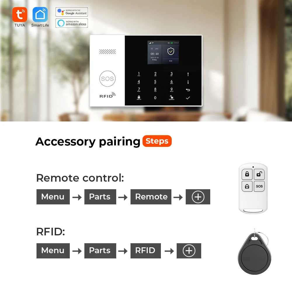 GauTone Smart Security System PIR liikumisandur