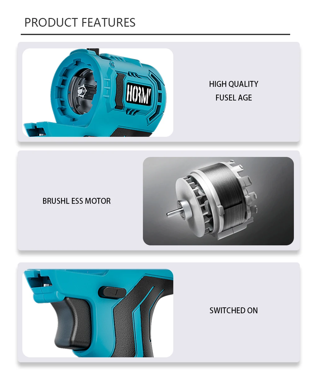 Brushless Electric Treasure Multitool Tools Screwdriver Electric Drill Polisher Reciprocating Saw Polisher Power Accessories 4