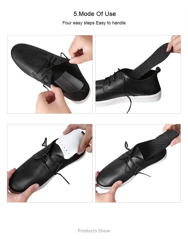 1 Paar Schuhe, Bäume, Sneaker, Anti-Falten-Falten-Schutz, waschbarer Schutz, faltige Biege, Zehenkappe, Stützstrecker, leicht – Detail 7