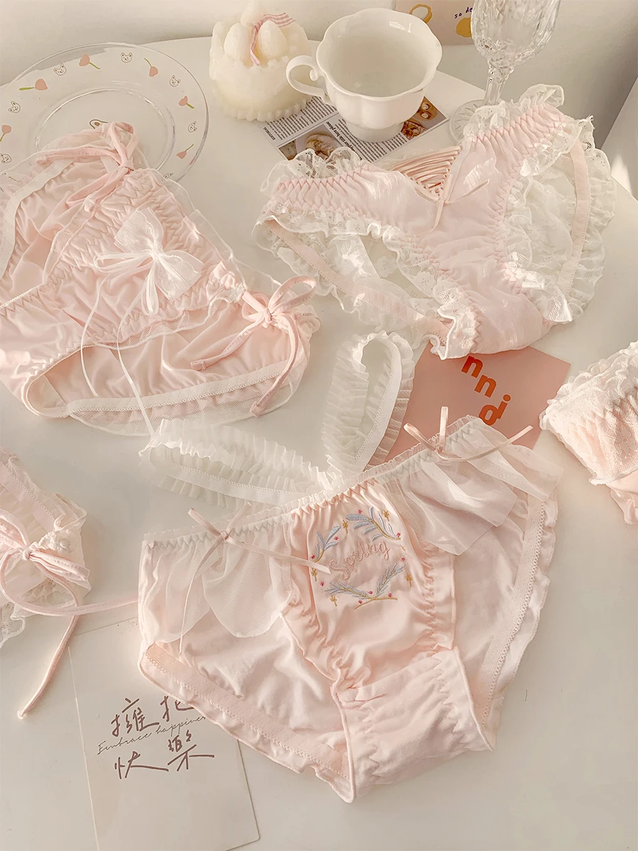 Sweet And T Lace  e Panties for Women 2025 New High Aesthetic Pure Desire Briefs Breathable Daily Wear Underwear