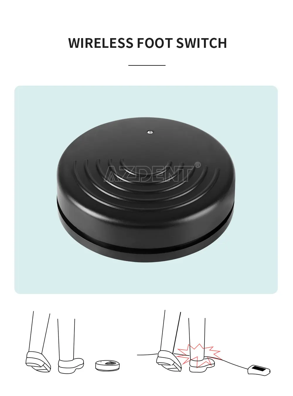 AZDENT Dental Ultraschall Scaler Scaling Perio Endo Endodontie LED Abnehmbare Handstück Auto Wasser Zahnmedizin Werkzeuge Ausrüstung – Detail 3
