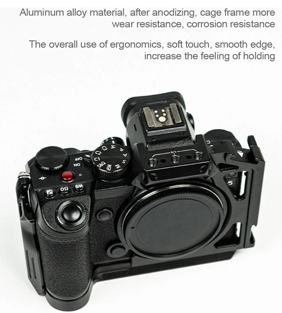 YANZUO Camera Cage, For Panasonic Lumix S5 Stabilizer Camera Metal