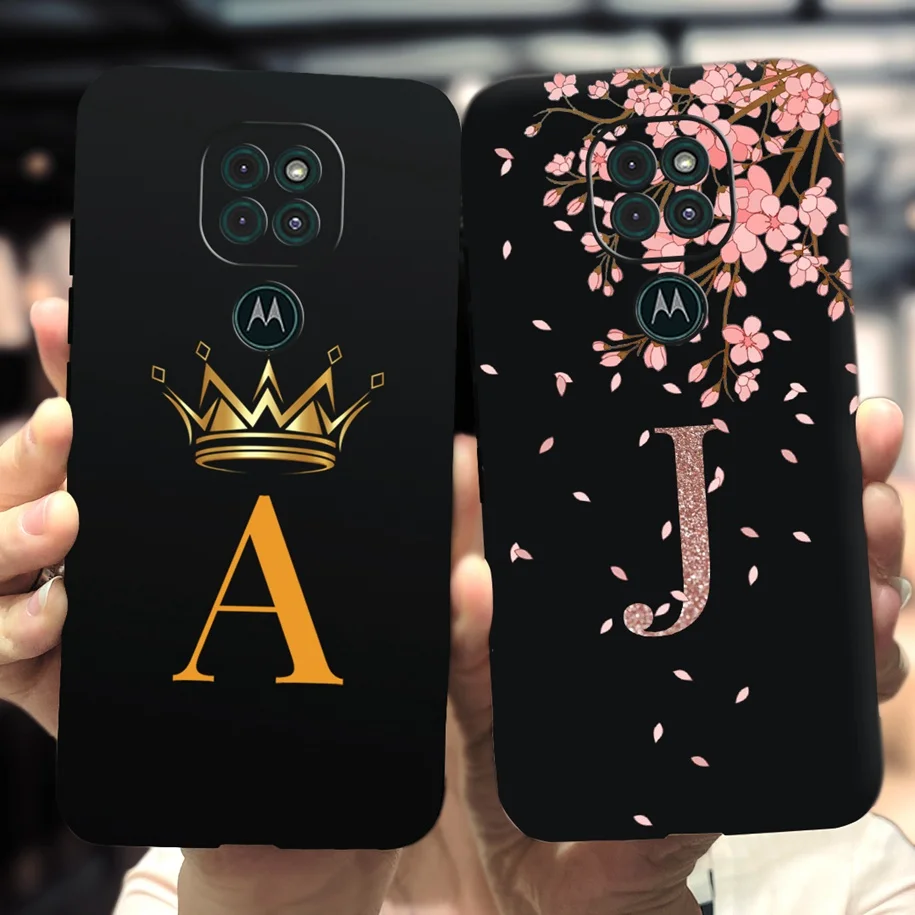 Adorable Silicone Shockproof Phone Case with Cute Letter Design