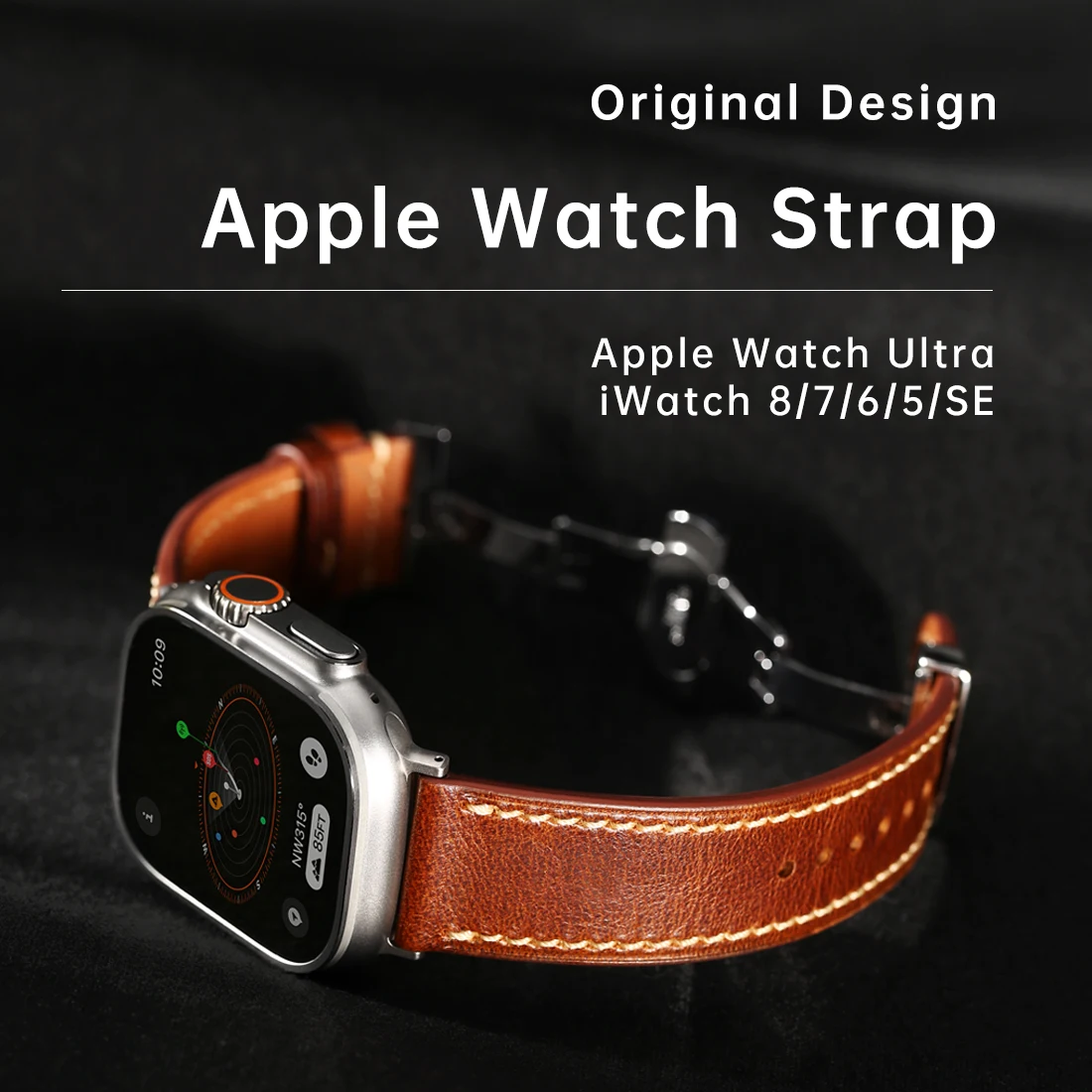 Luxury Leather Apple Watch Series  Luxury Leather Strap Apple Watch -  Luxury Leather - Aliexpress