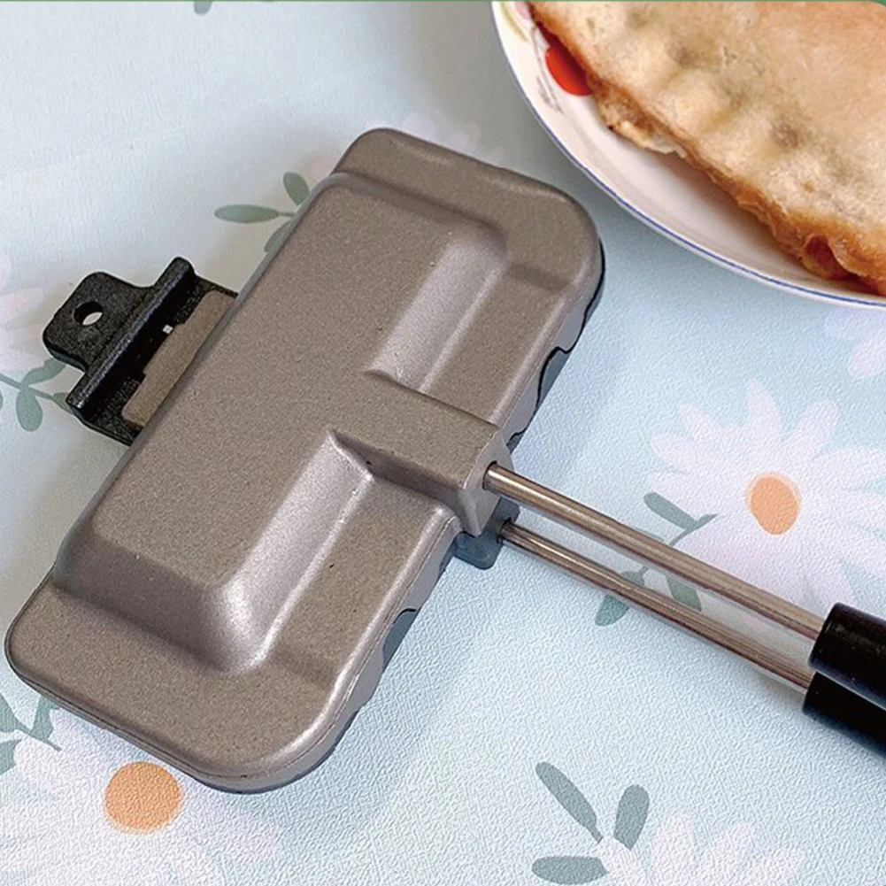 Breakfast Sandwich Maker Double-sided Non Stick Frying Pan Hot Dog Toaster Panini Press for Pancakes Omelets Toast