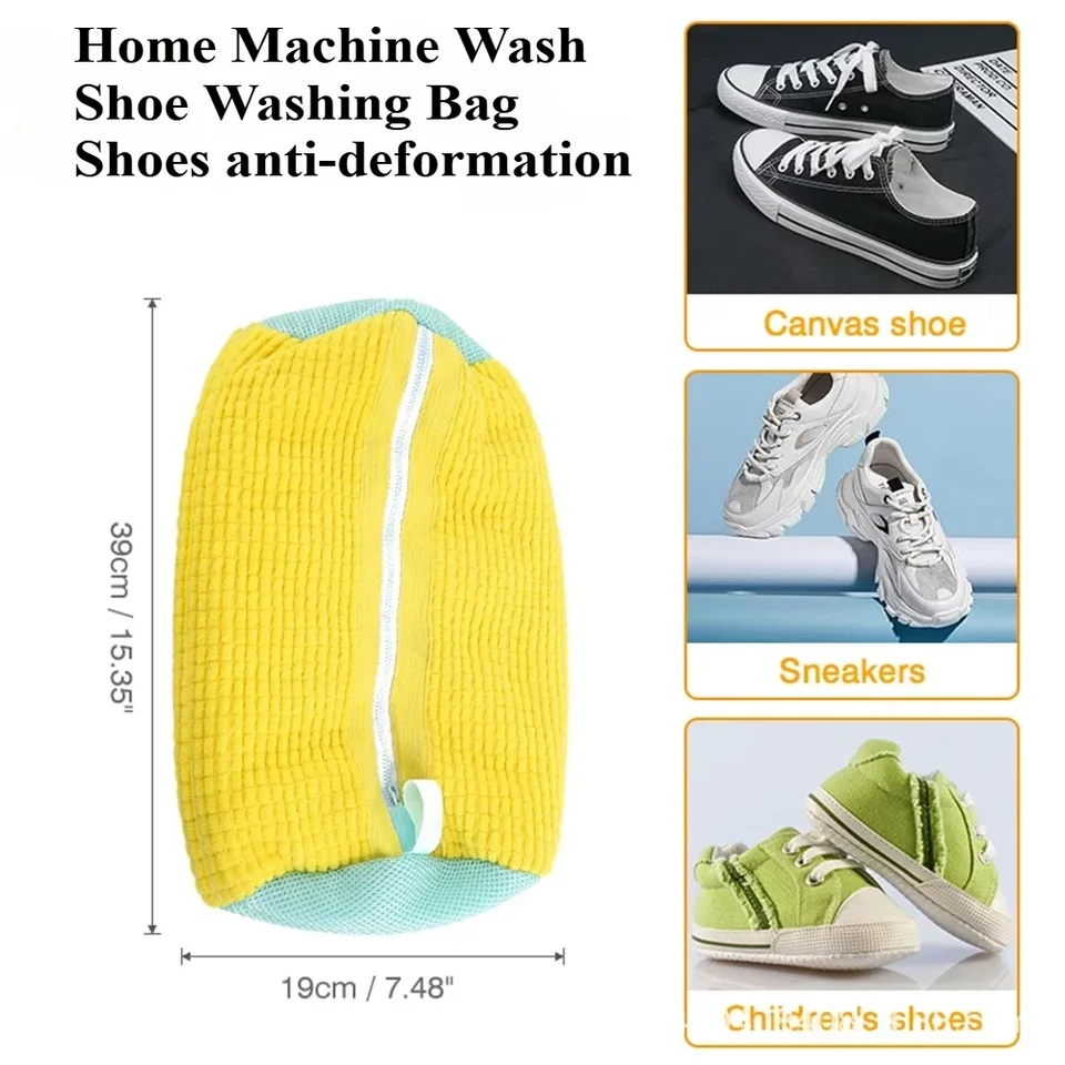 Shoe Washing Bag For Washing Machine, 360° Wrap-around