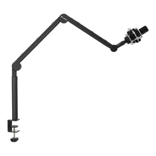 

Vijim LS24 Microphone Boom Arm Stand Heavy Duty Adjustable DSLR Camera Smartphone Microphone Stand Mount for Blue Yeti