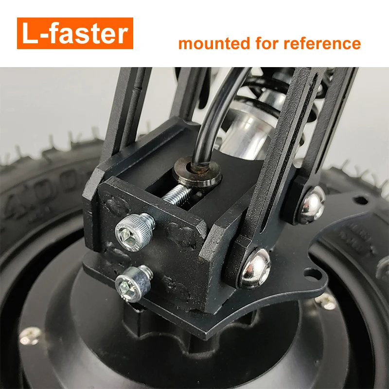 L-faster 2 PCS Spring Shock Absorption Suspension Bracket For Single Axle Electric Hub Wheel Hoverboard Motor