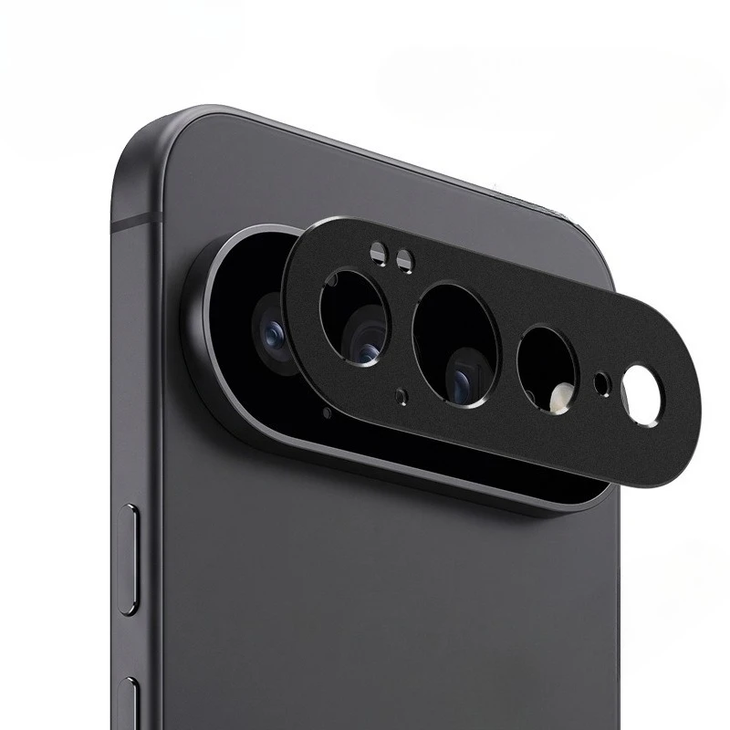 Premium Metal Aluminum Camera Bezel Cover with Hollow Lens Protection and Case-Friendly Design