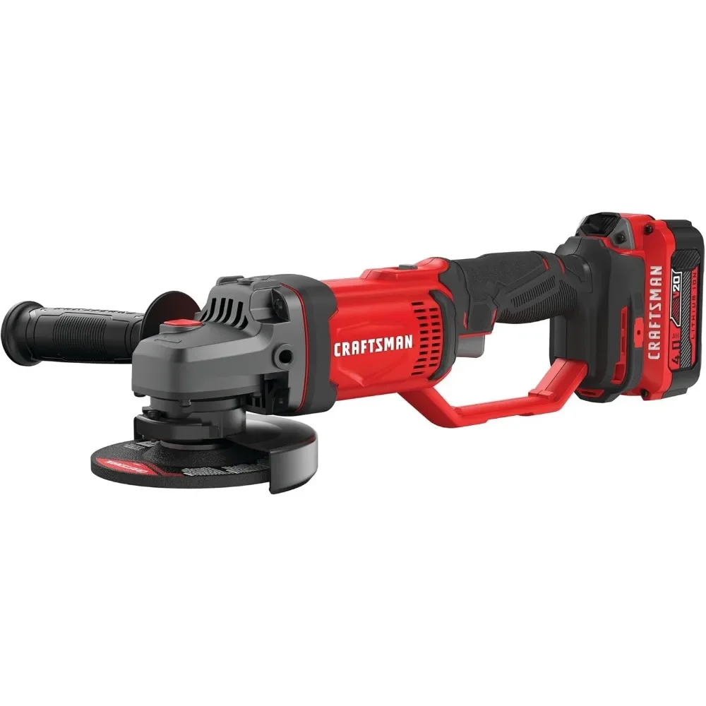 V20 Cordless Angle Grinder Tool Kit, 4-1/2 inch, Battery and Charger Included