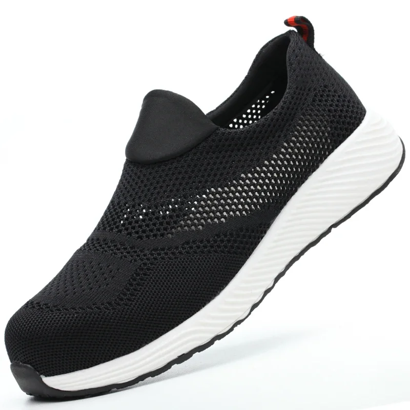 

Work Safety Shoes Lightweight Work Shoes Sneakers Indestructible Steel Toe Shoes Puncture-Proof Safety Footwear Man