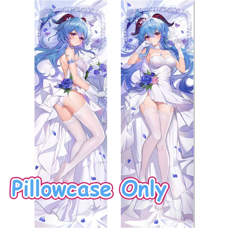 

Genshin Impact Waifu Pillow Cover Bride Ganyu Hutao Ayaka Dakimakura Pillowcase 160cm Life Size Body Pillow Daki