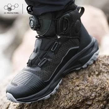 CC Motorcycle Boots Men Women Summer Moto Cycling Shoes Scratch Resistant XRD Ankle Protection Bota For BMW For Suzuki For Honda