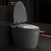 Smart Toilet Without Bidet，Tankless Toilet with Auto Heated Seat, Automatic Flush，Foot Sensor LED Backlight Strip & Night Light 1