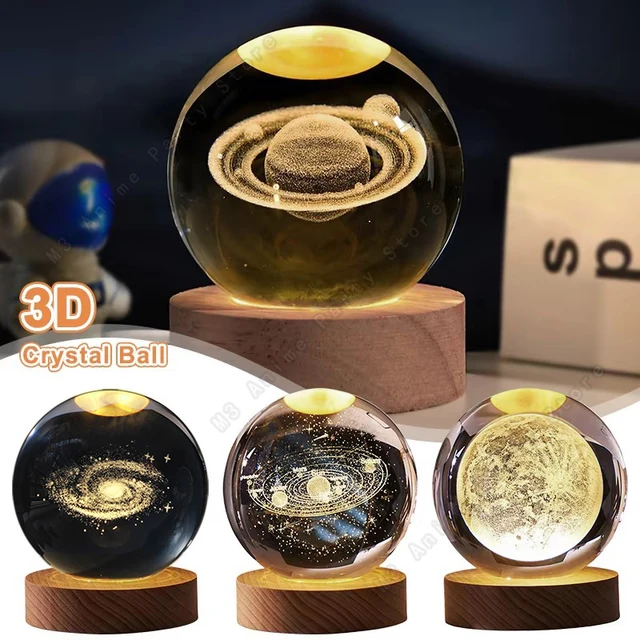 3D Crystal Ball Night Light 4
