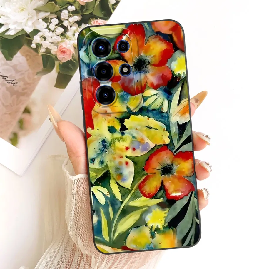 Luxury Space Volcano Painted Soft Silicone Candy Color Protection Case