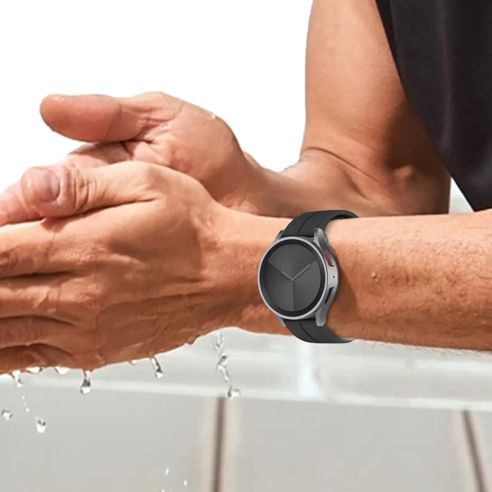 Silicone Magnetic Buckle Sport Strap - 20/22mm Band