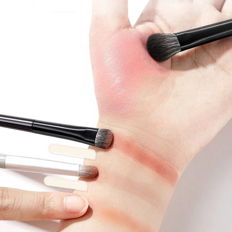 3pcs Professional Nose Shadow Brush Eye Angled Contour Sickle-shaped Makeup Brushes Beauty Cosmetic Blending Concealer Tool 4