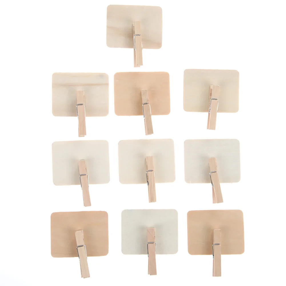 Blackboard Clip Party Props Mini Message Board Signs Portable 20pcs for Home Furnishing Decoration wooden blackboard,wooden chalkboard