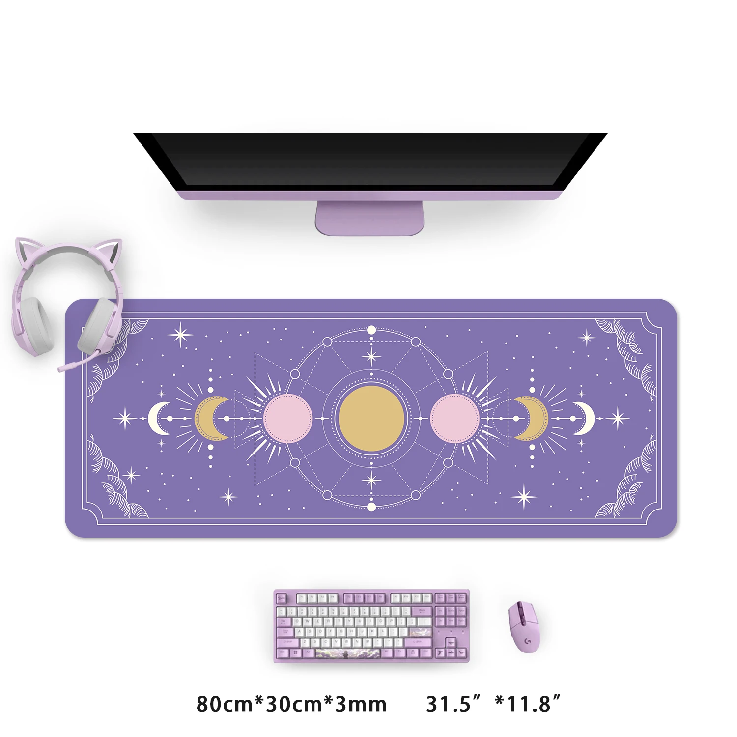 Space Mouse Pad, Galaxy Mousepad, Office Decor for Women Desk Accessories  Gift 