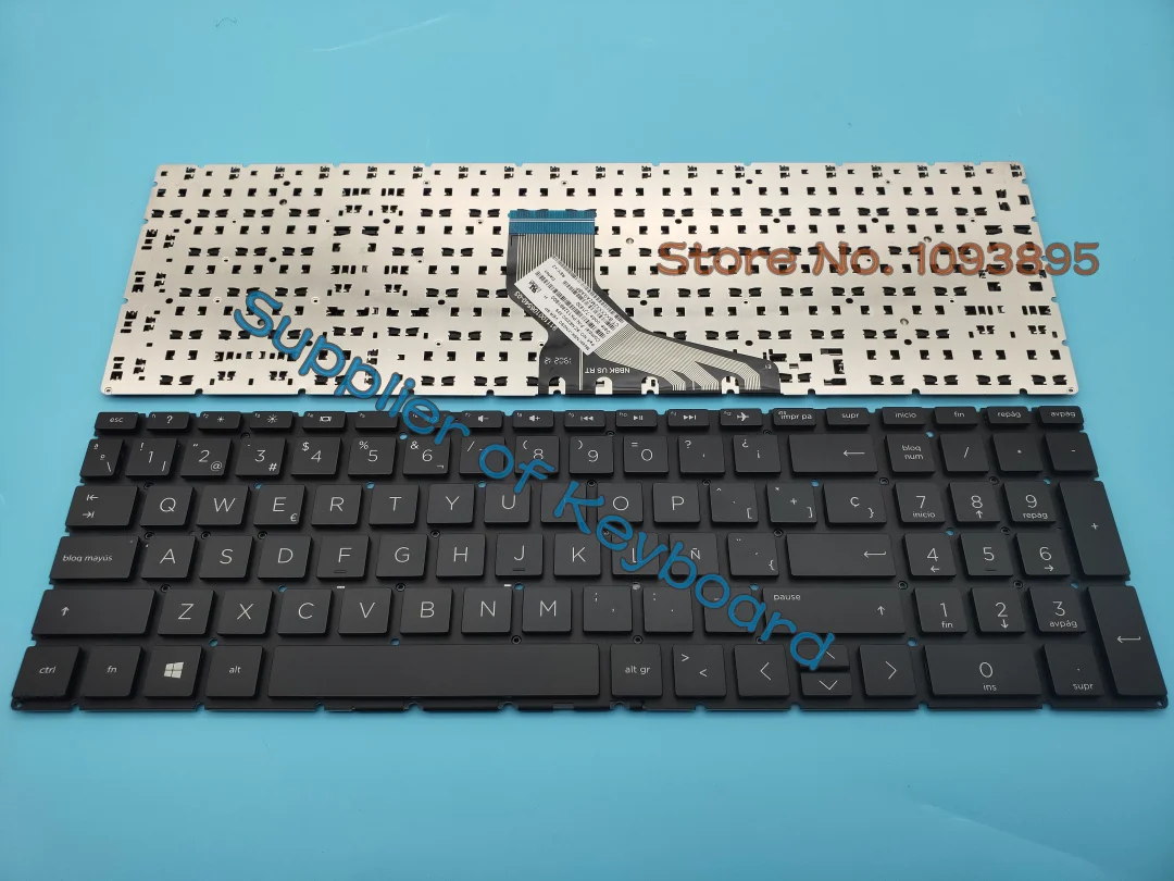 Teclado Espanhol Latino para Laptop sem Retroiluminação hp 250 g8 255 g8 256 g8 250 g9 255 g9 256 g9 470 g7 Novo