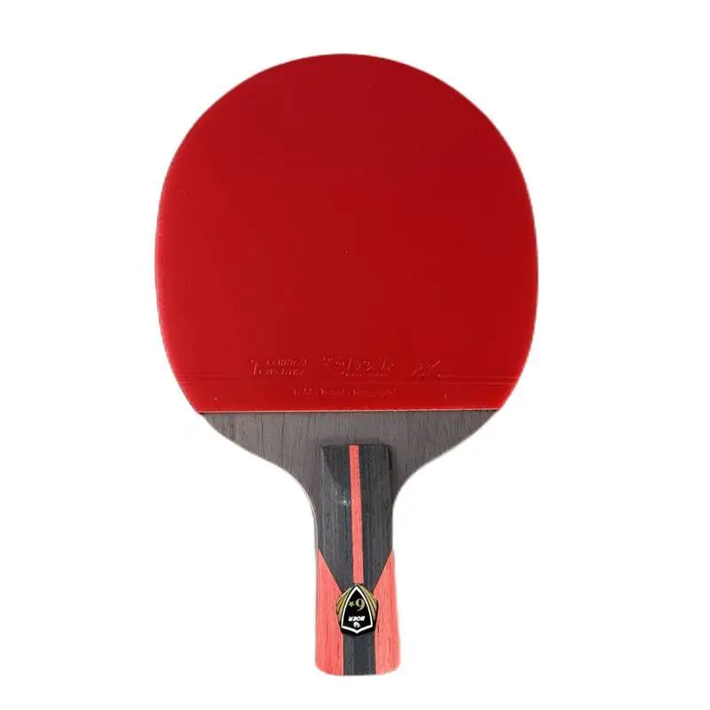 

1PC 6 Stars Table Tennis Racket Short Long Handle Protessional Ping Pong Racket Blade Paddle With Double Face Pimples In Rubber