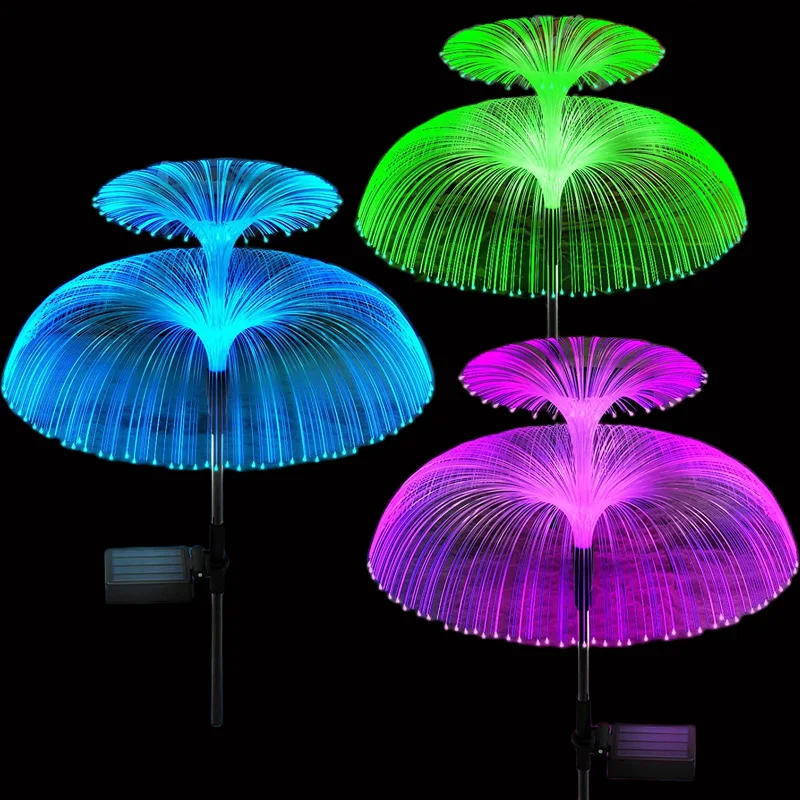 

Solar LED Jellyfish Lights Outdoor Garden Decor Lawn Light 7 Color Change Waterproof Patio Yard Pathway Decor Solar Flowers Lamp