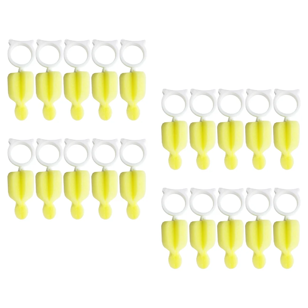 

20 pcs Sponge Cleaner Brush Bottle Sponge Brush Portable Baby Bottle Cleaner