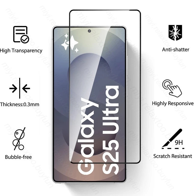 3-Pack HD Premium 9H Tempered Glass Screen Protector