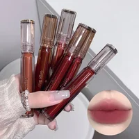 Gege Bear Velvet Matte Mist Lipstick Long Lasting High Pigment Color Non-Stick Cup Velvet Lip Gloss for Daily Makeup 1