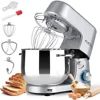 8.5 QT Double Handle Stand Mixer, 6 Speed with Pulse Electric Kitchen Mixer, 660W Tilt-Head Food Mixer 1