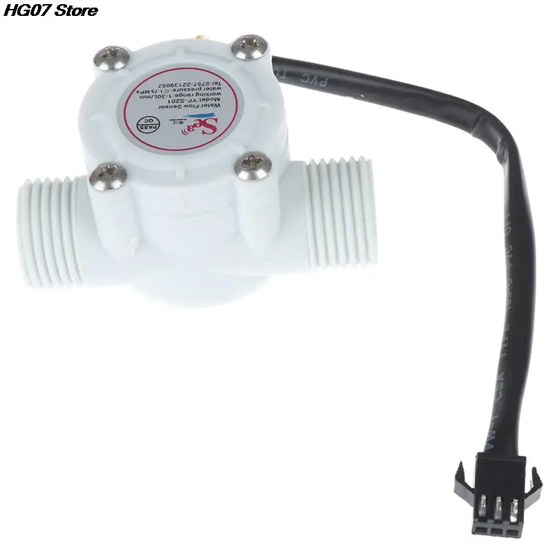Water Flow Sensor Meter Flowmeter Counter Sensor Control Effect Hall 1-30L/min For Arduino 1/2'' Switch