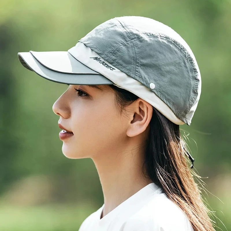 Naturehike Outdoor Folding Fishing Baseball Cap Removable Double layer Camping Hiking Trekking Hat Sun Hat For Men Women