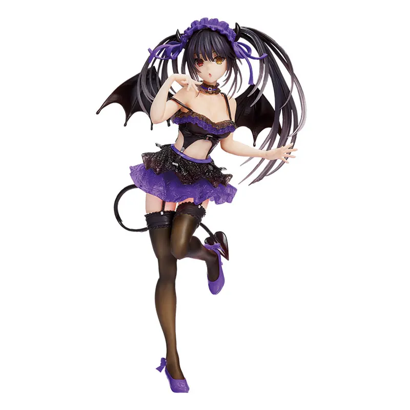 

Genuine DATE A LIVE Tokisaki Kurumi PVC Anime Action Figures Models Periphery Children Collection Toys 200mm In Stock
