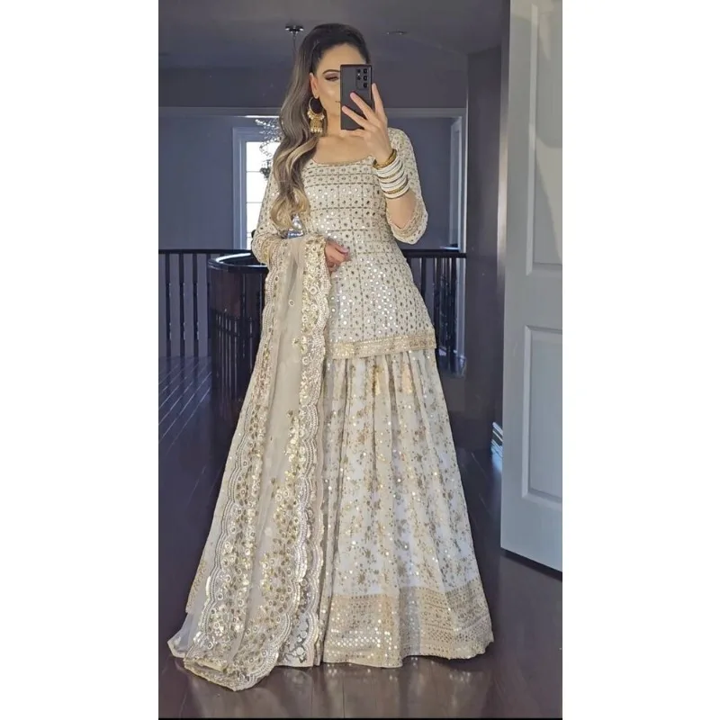 Indian Salwar Kameez Bollywood Suit Wear Wedding Party Ready To Wear