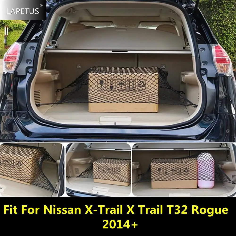 

Car Accessories Rear Trunk Luggage Storage Container Cargo Mesh Net Molding Fit For Nissan X-Trail X Trail T32 Rogue 2014 - 2020