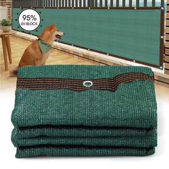 95% giardino ombra panno parasole rete parasole anti-uv HDPE costruzione riparo Gazebo Pergola vele balcone recinzione rete Privacy 1