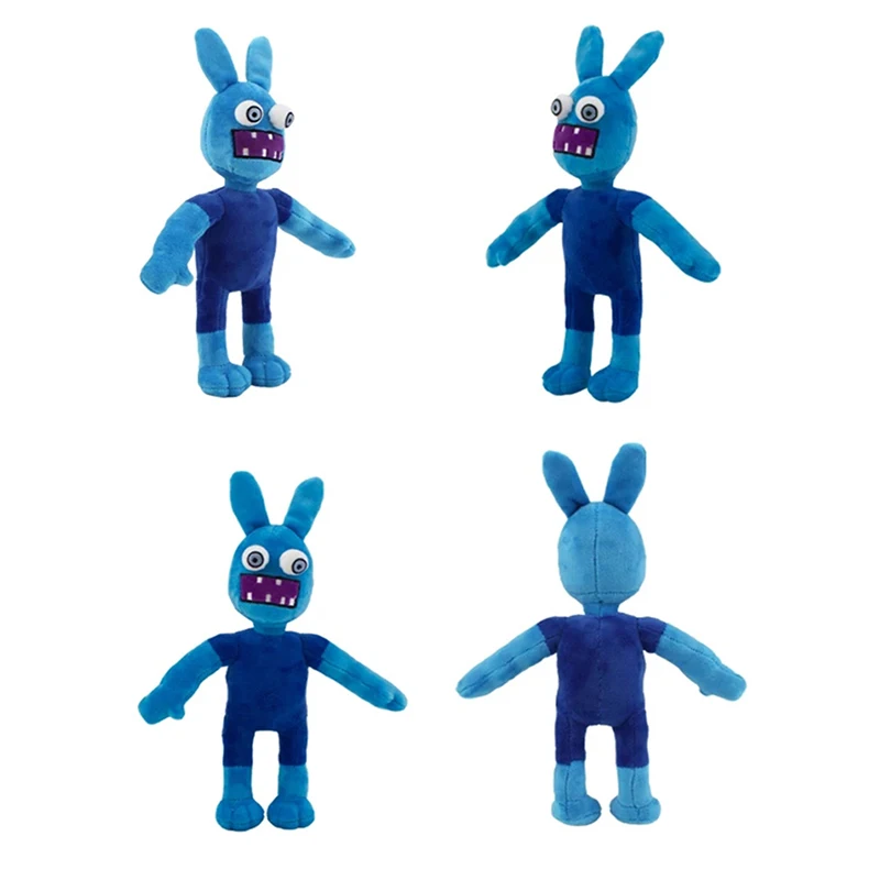 Horror Game Figure Peluche Horror Rainbow Doors Rabbit Doll Soft Peluche Farciti Rainbow Friends Toys Kawaii Gift For Kid