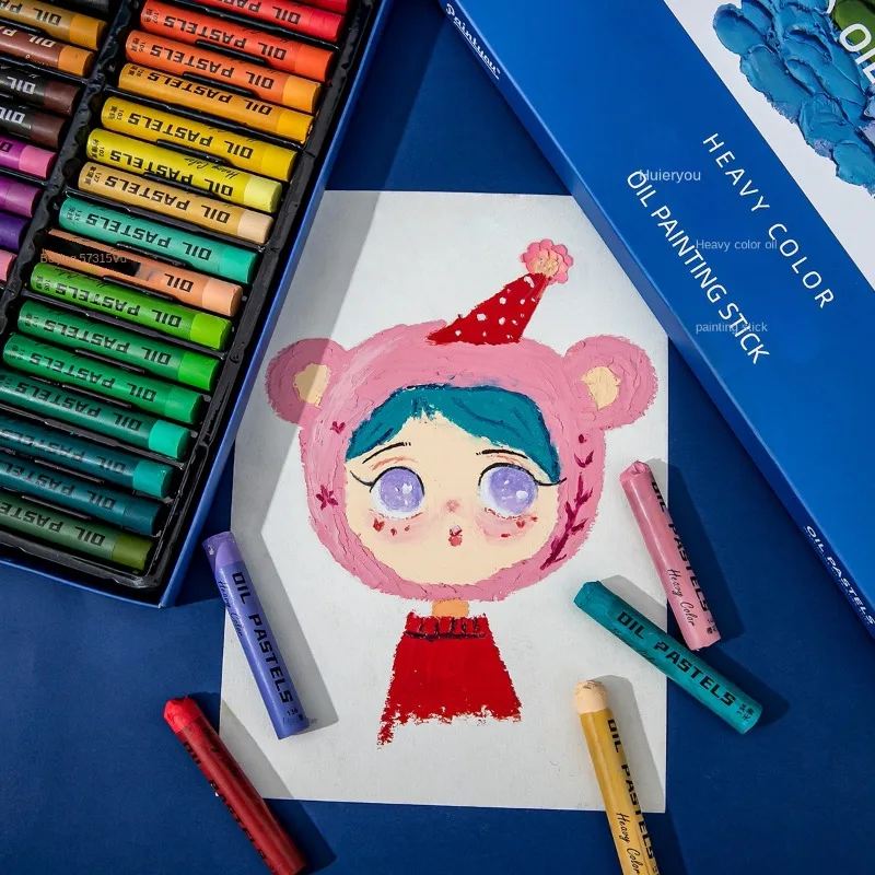 アーティスト用のソフトオイルパステルセット,プロの絵画,落書き