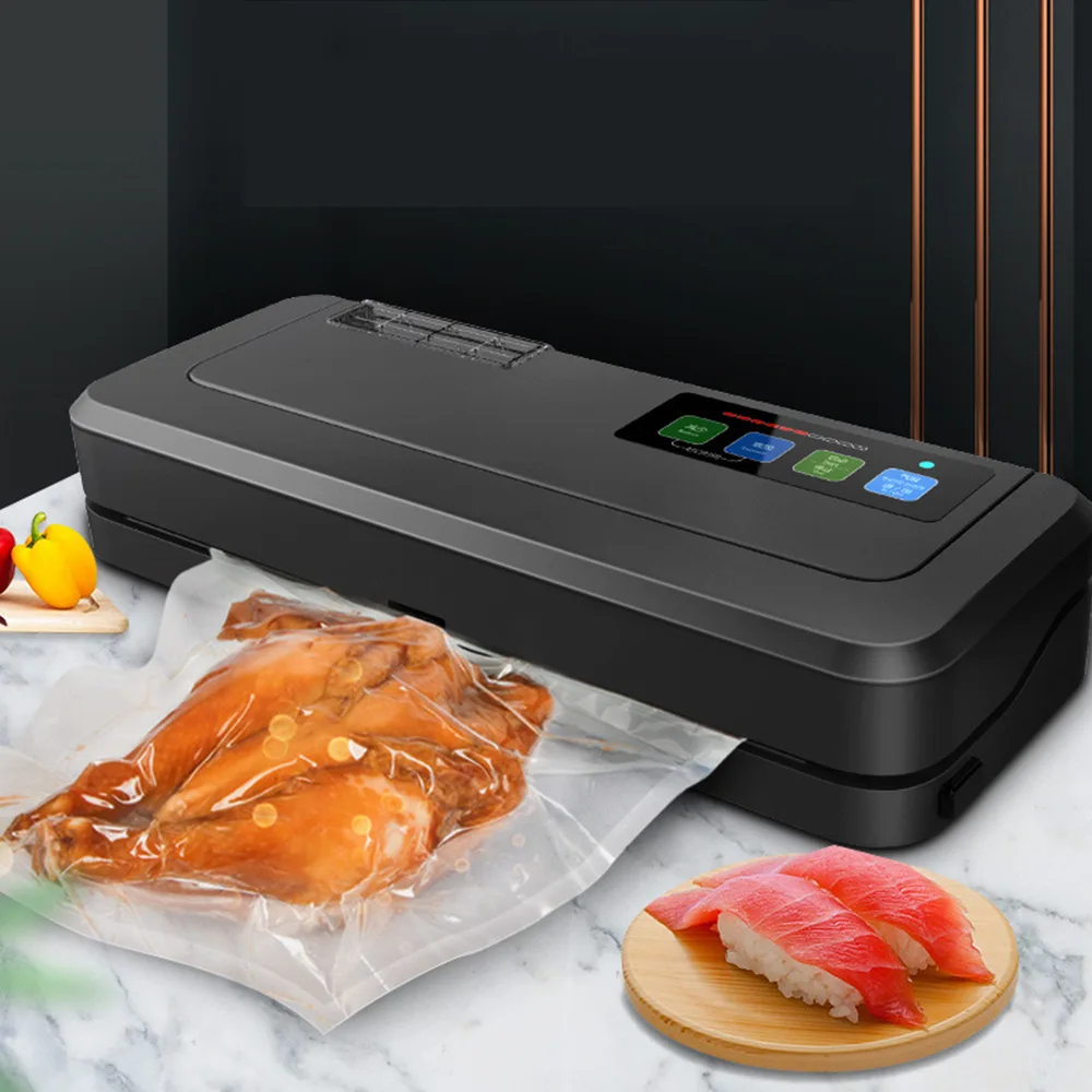 Wet and Dry Sealing Machine Essen Verpackung Protable Kitchen Vacuum Sealer Selladora De Bolsas De Plástico 5