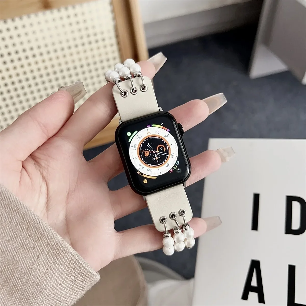 Kellarihm iWatchi jaoks 42/44/45/46/49mm 38/40/41mm metallist moodne kellarihm kellaseeria Ultra2 jaoks 10/9/8/7/6/5/4/3/2/1_voghion.com