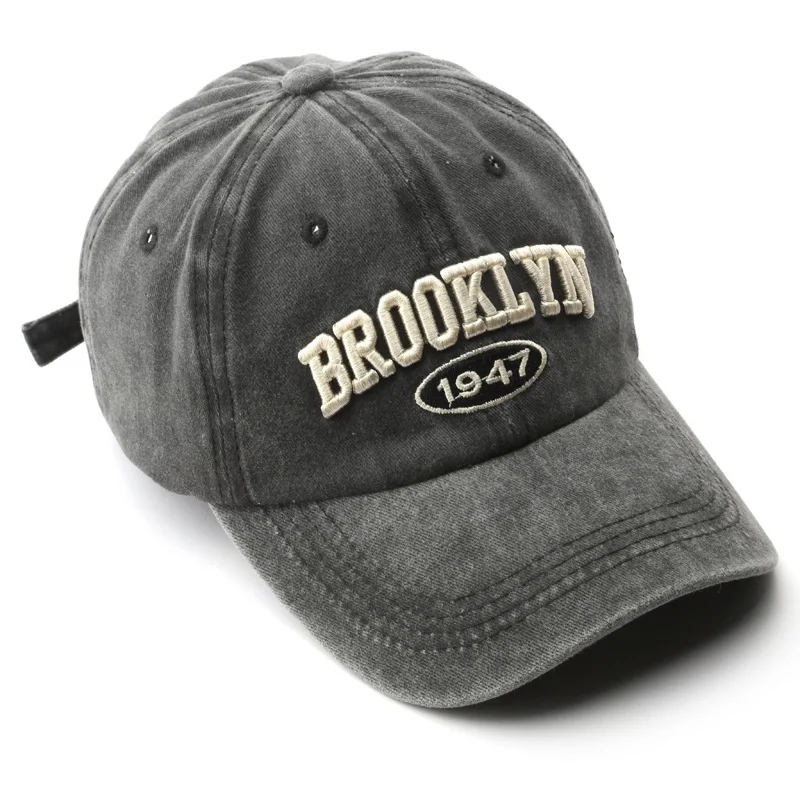 Brooklyn Cotton Embroidered Hip-Hop Baseball Cap