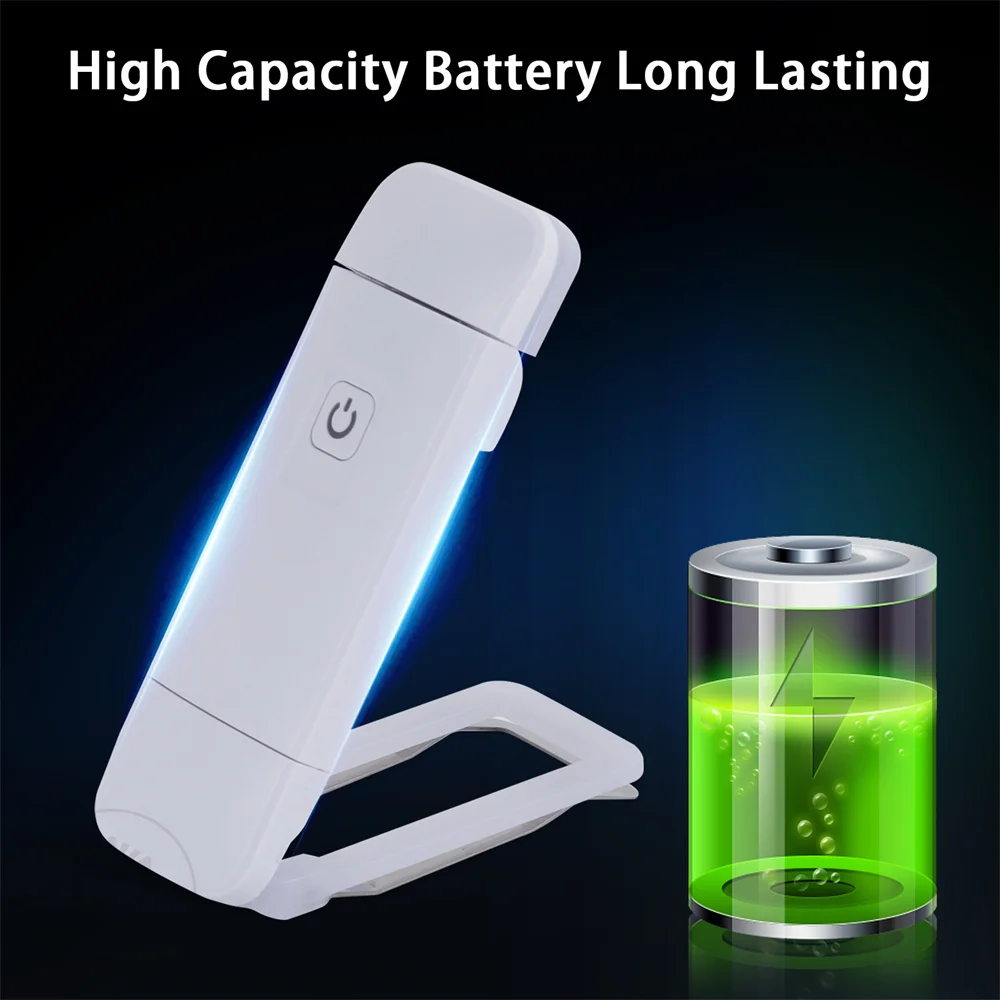 USB Rechargeable Book Light Brightness Adjustable Clip Bookmark Light Led Book Lamp Night Read Lamp For Kids Bedroom Read