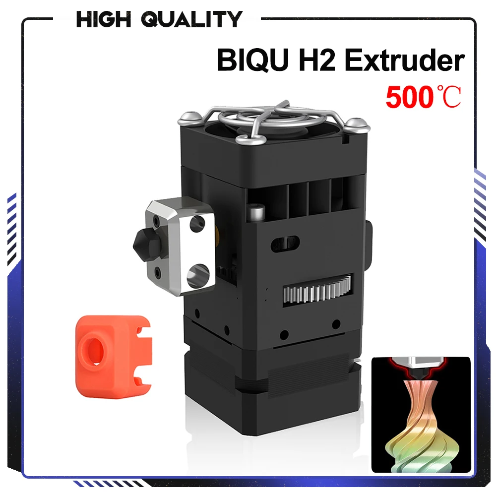 Biqu H2 500℃ Extruder Upgrade H2 V2.0 Direct Dual Gear Extruder 24v 3d