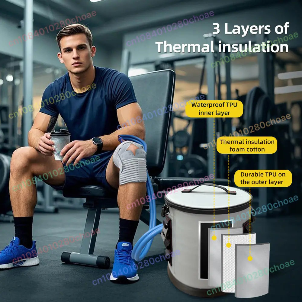 Cold Pressure Therapy Machine Full Leg Massage Sports Recovery Boots Pain Relief