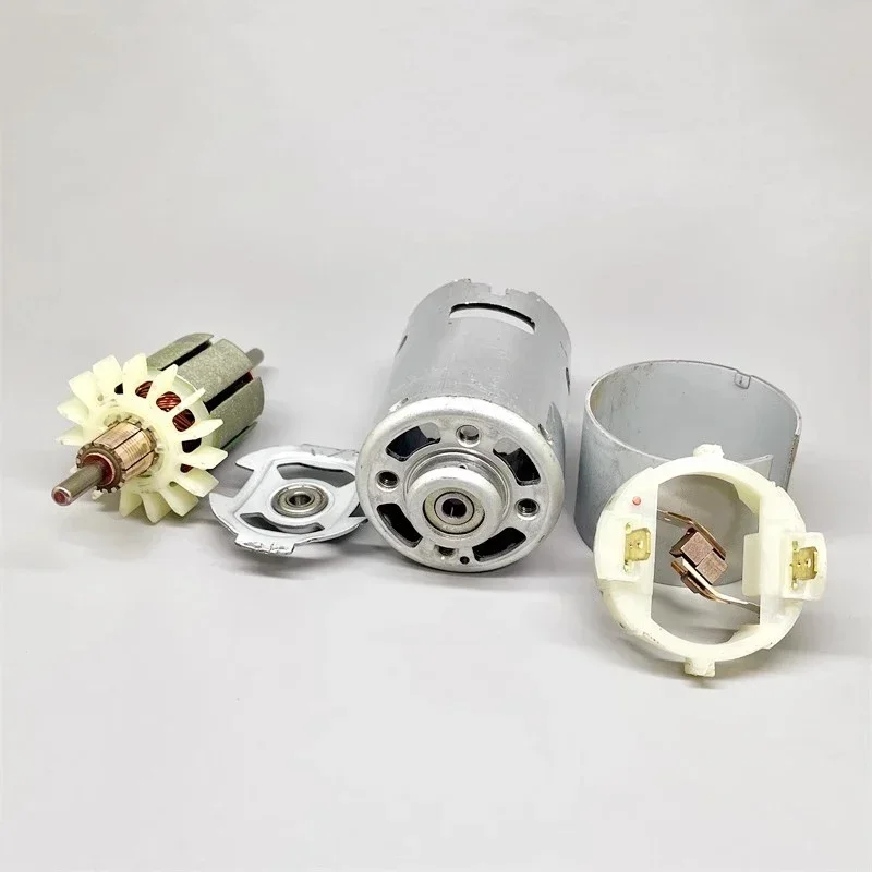 소형 RS-887 고속 고출력 DC 모터 12V-18V 19700RPM 이중 볼 베어링 전기 드릴 (정원 도구용)