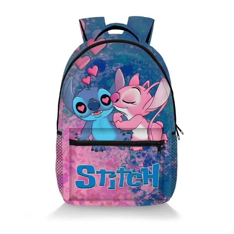 

New Stitch School Bag Anime Children's Backpack Boy Girls Shoulder Bag Stitch Students Schoolbag Kids Bags Christmas Gift